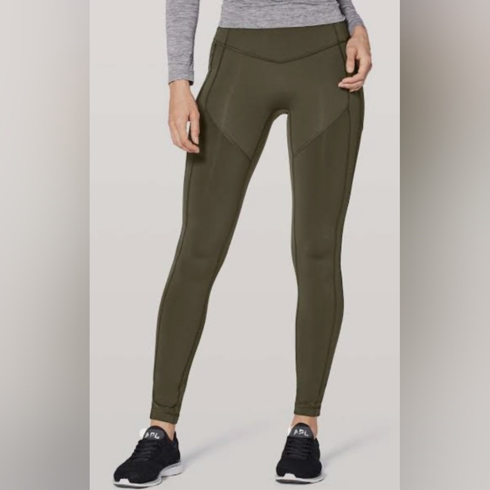 Lululemon All The Right Places Pant 28" Dark Olive Size 6